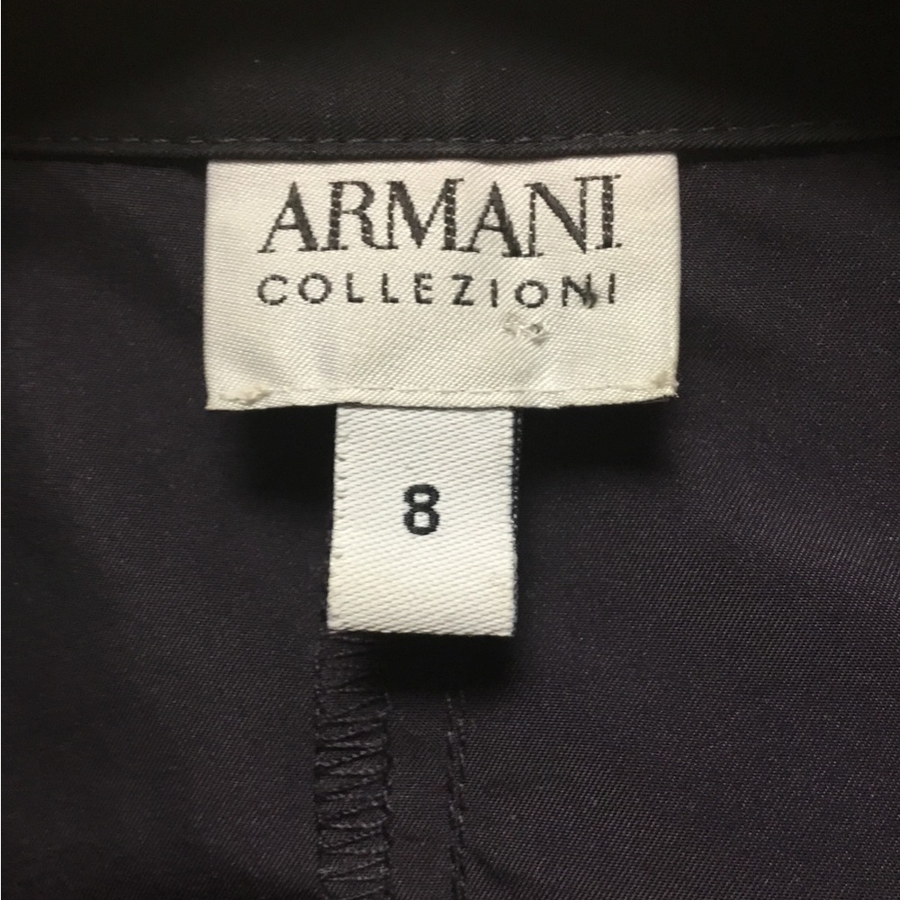 Armani Collezioni Black Zipper Shirt/Jacket - Picture 15 of 16
